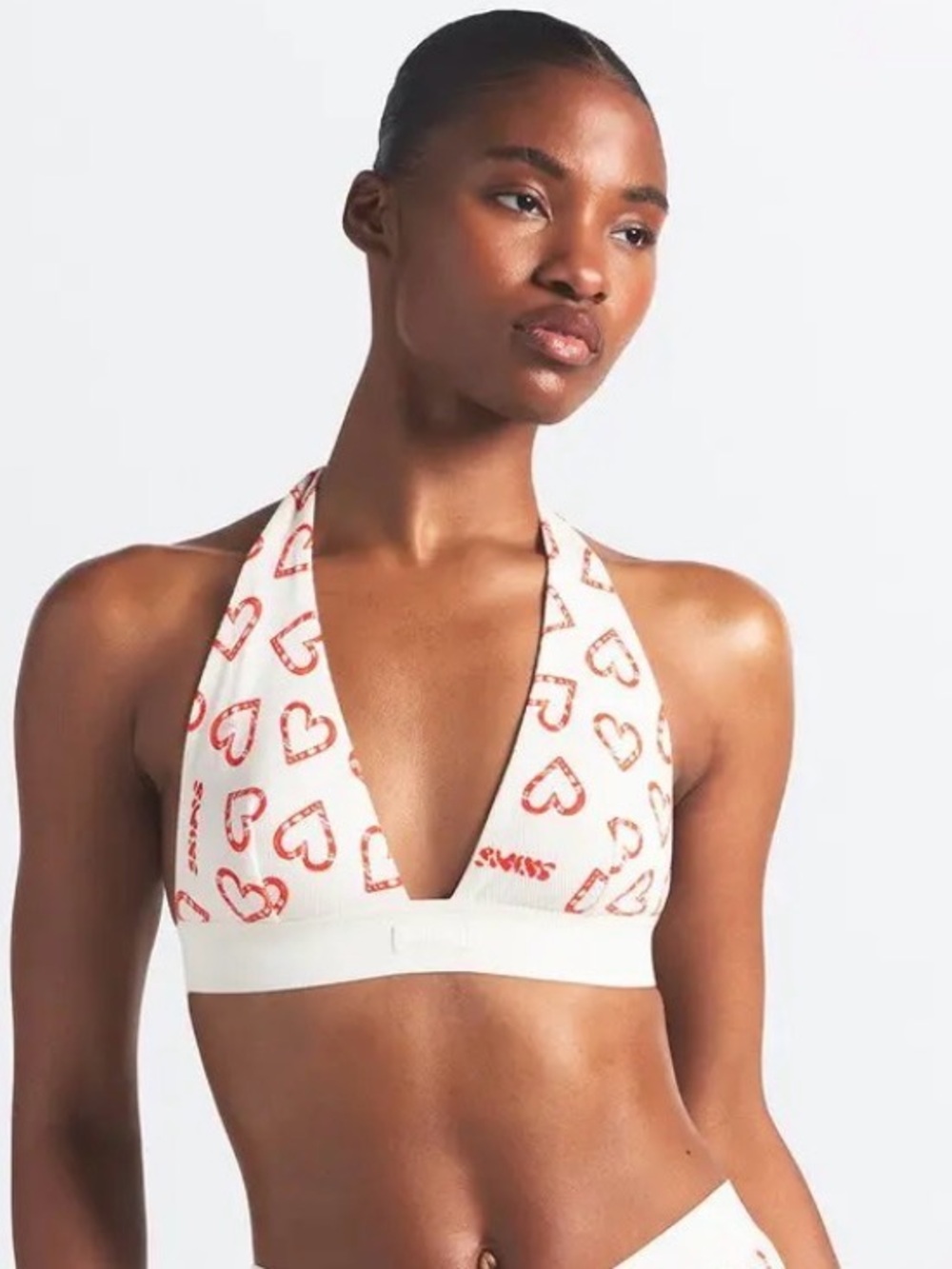 SKIMS Candy Heart Halter Bralette NWT
